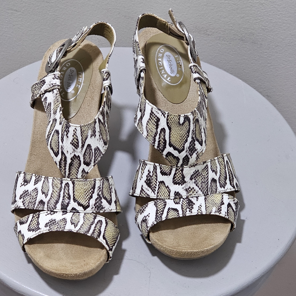 Dr. Scholl's Snake Print Sandals - Picture 2 of 7